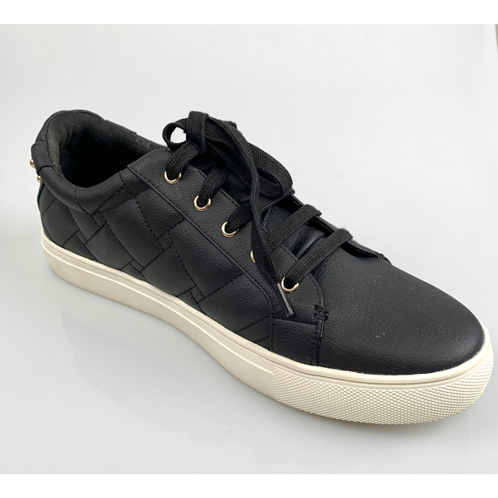 Kurt Geiger Ludo Quilted Sneaker Size 41.5 Black - Picture 9 of 11